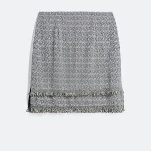 Gilli Gray Textured Pencil Skirt